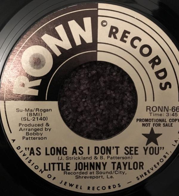 Little Johnny Taylor - As Long As I Don't See You / Strange Bed With A Bad Head