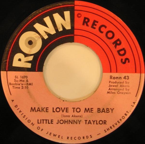 Little Johnny Taylor - Sweet Soul Woman / Make Love To Me Baby