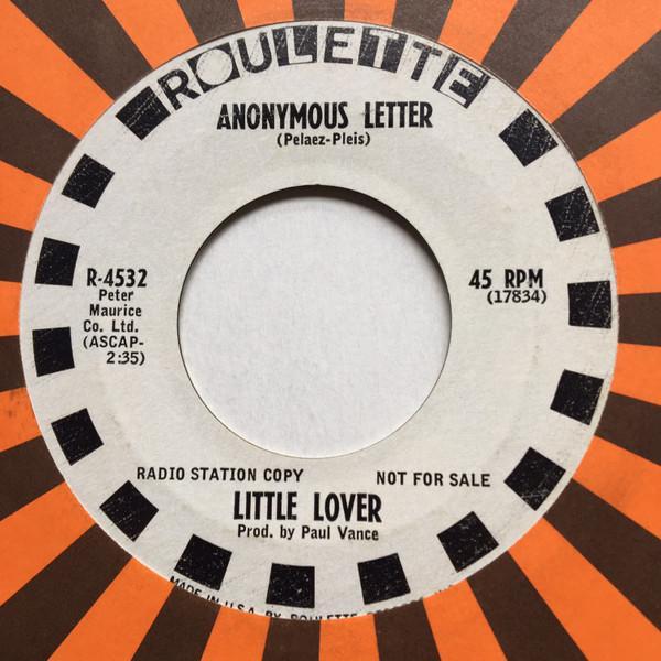Little Lover - Flunky Monkey / Anonymous Letter