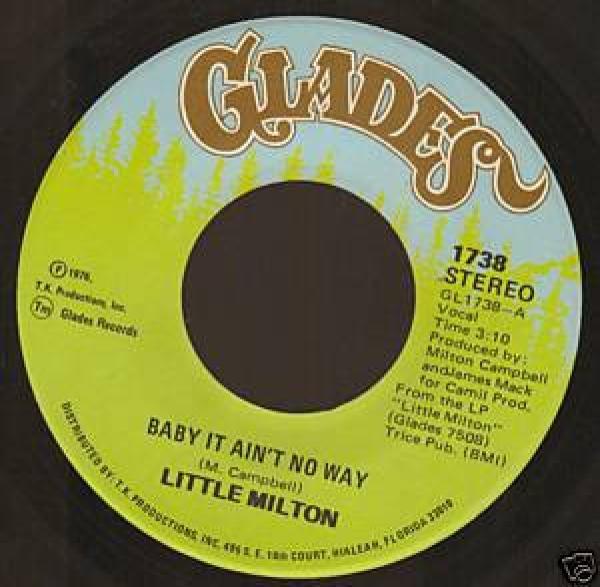 Little Milton - Baby It Ain't No Way / Bring It On Back