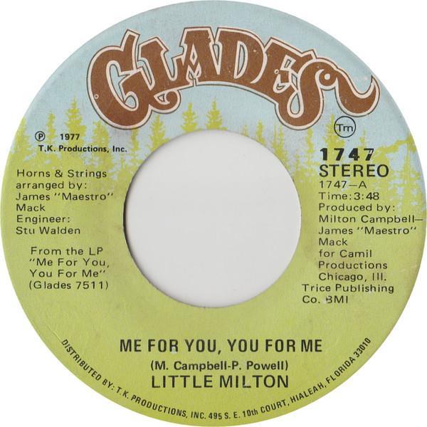 Little Milton - Me For You, You For Me
