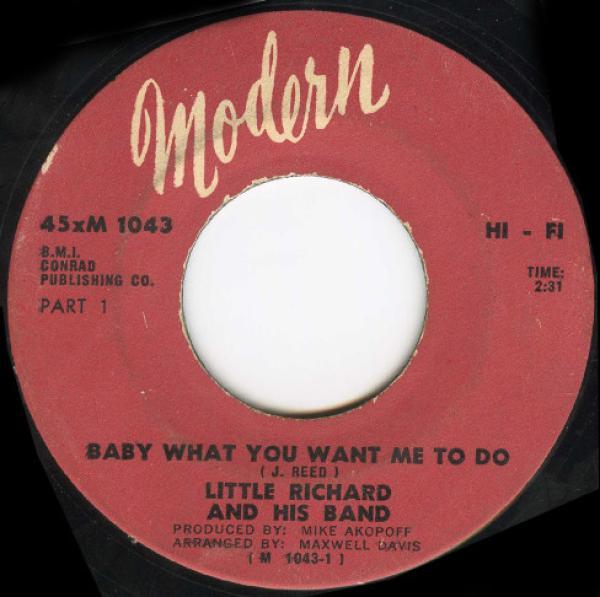 Little Richard And His Band - Baby What You Want Me To Do
