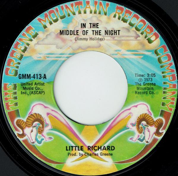 Little Richard - In The Middle Of The Night / Where I Will Find A Place To Sleep This Evening