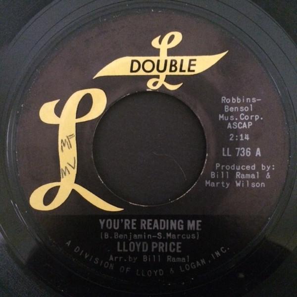 Lloyd Price - You're Reading Me / Go On, Little Girl