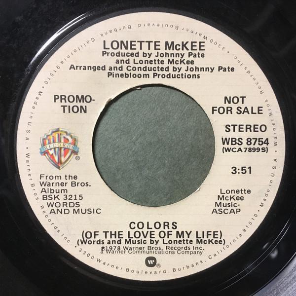 Lonette McKee - Colors (Of The Love Of My Love)