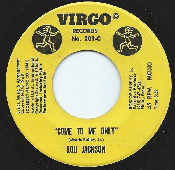 Lou Jackson (2) - Come To Me Only / Peace To You Brother