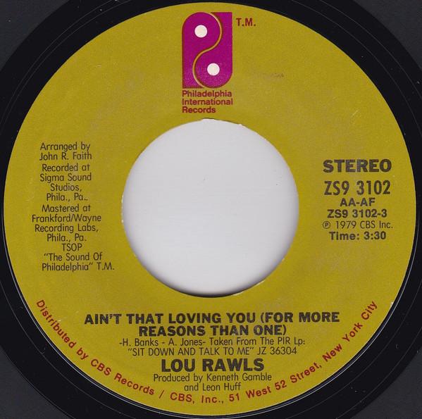 Lou Rawls - Ain't That Loving You (For More Reasons Than One)