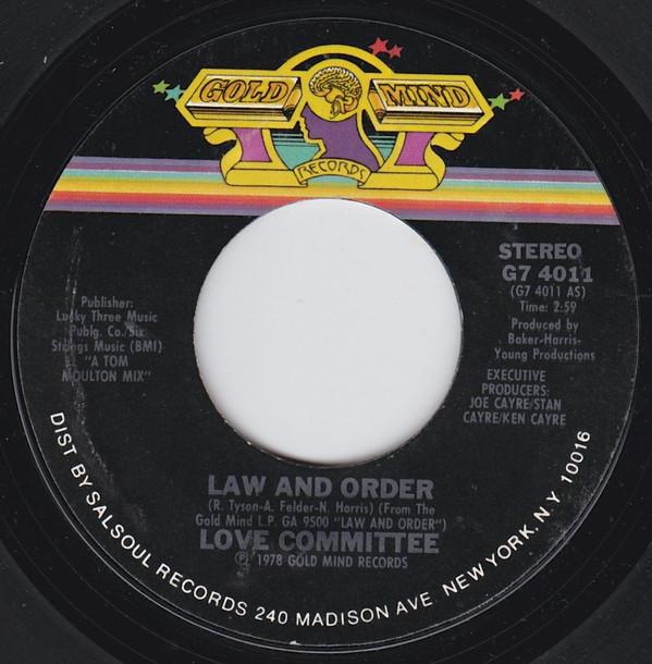 Love Committee - Law And Order