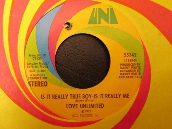 Love Unlimited - Is It Really True Boy - Is It Really Me