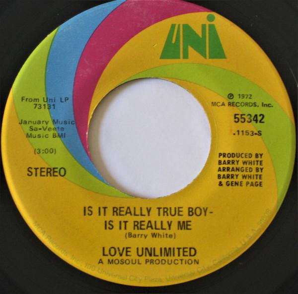 Love Unlimited - Is It Really True Boy - Is It Really Me