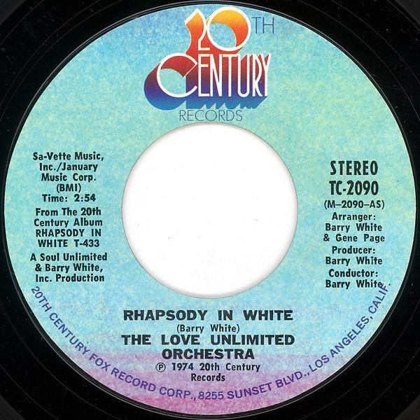 Love Unlimited Orchestra - Rhapsody In White