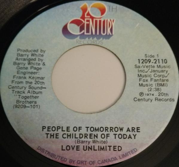 Love Unlimited - People Of Tomorrow Are The Children Of Today