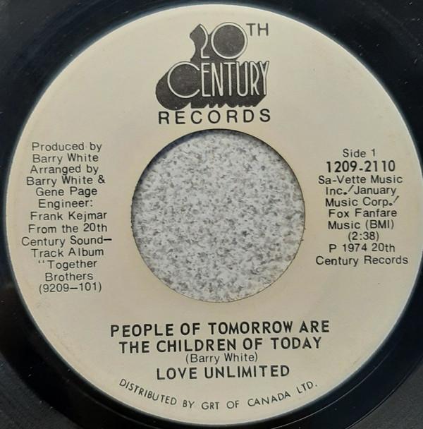 Love Unlimited - People Of Tomorrow Are The Children Of Today