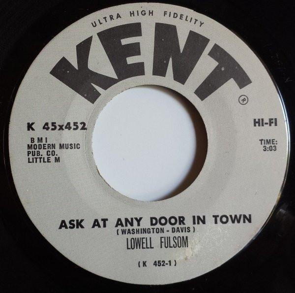 Lowell Fulson - Ask At Any Door In Town