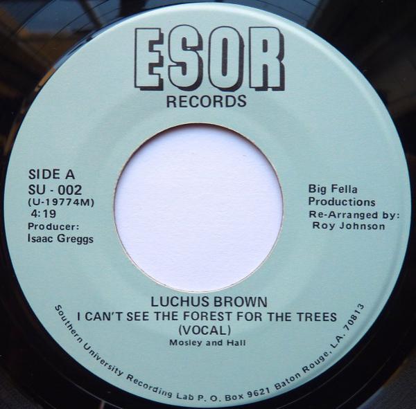 Luchus Brown - I Can't See The Forest For The Trees (Vocal) / I Can't See The Forest For The Trees (Rap)