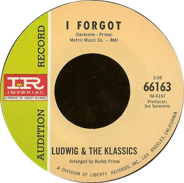 Ludwig & The Klassics - I Forgot / Mumph