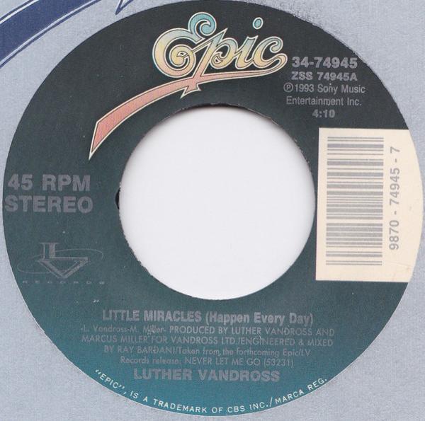 Luther Vandross - Little Miracles (Happen Every Day)