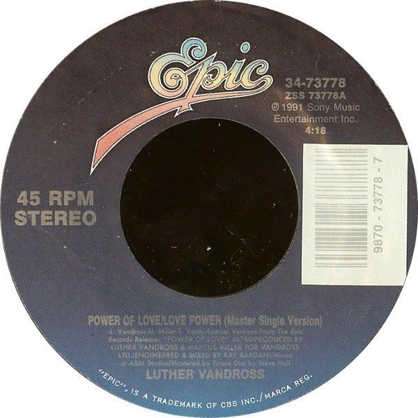 Luther Vandross - Power Of Love / Love Power