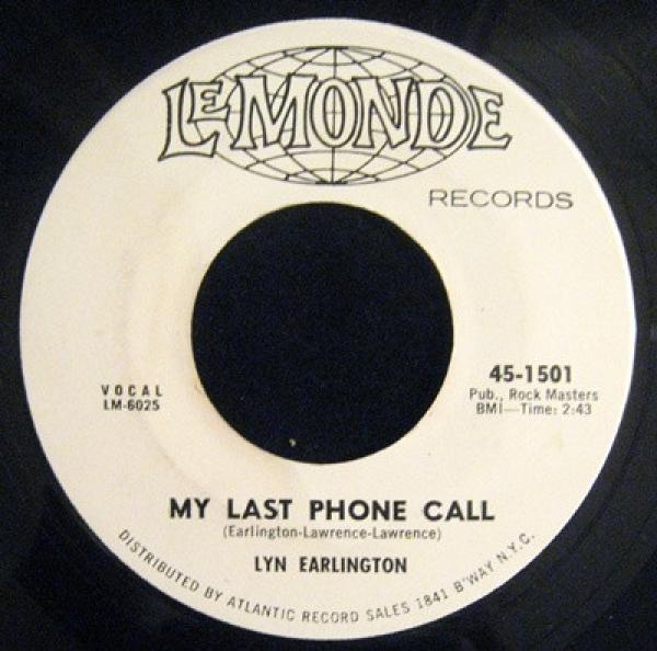 Lyn Earlington - My Last Phone Call / Love Drops