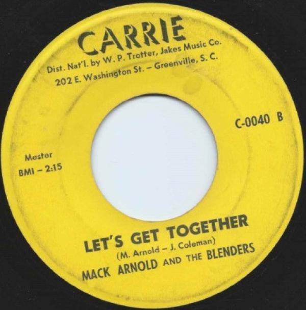 Mack Arnold and the Blenders - The Limbo Man / Let's Get Together 