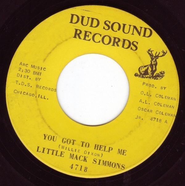 Mack Simmons - You Got To Help Me / Mother-In-Law Blues
