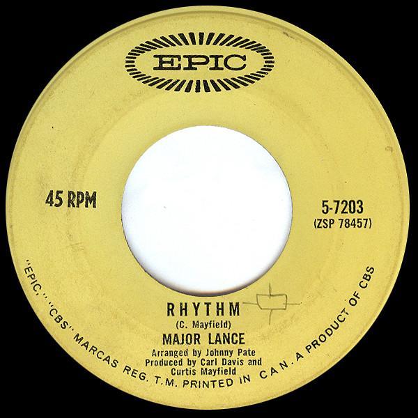 Major Lance - Rhythm / Please Don't Say No More