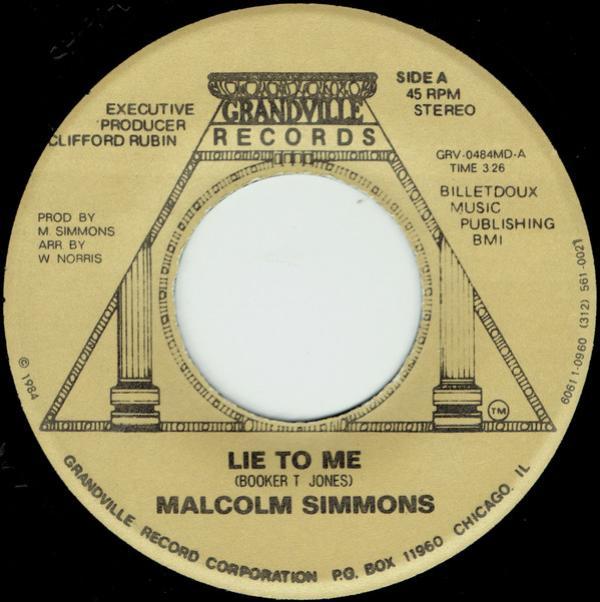 Malcolm Simmons - Lie To Me
