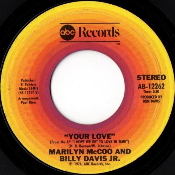 Marilyn McCoo & Billy Davis Jr. - Your Love / My Love For You (Will Always Be The Same)