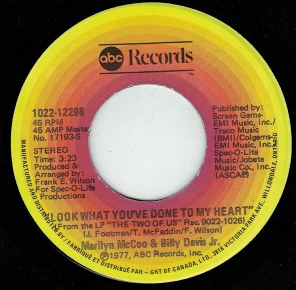 Marilyn McCoo & Billy Davis Jr. - Look What You've Done To My Heart