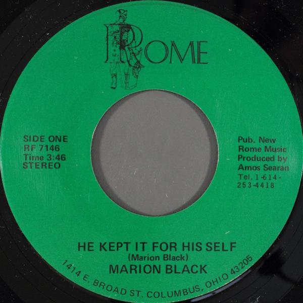 Marion Black - He Kept It For His Self