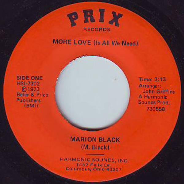 Marion Black - More Love (Is All We Need)