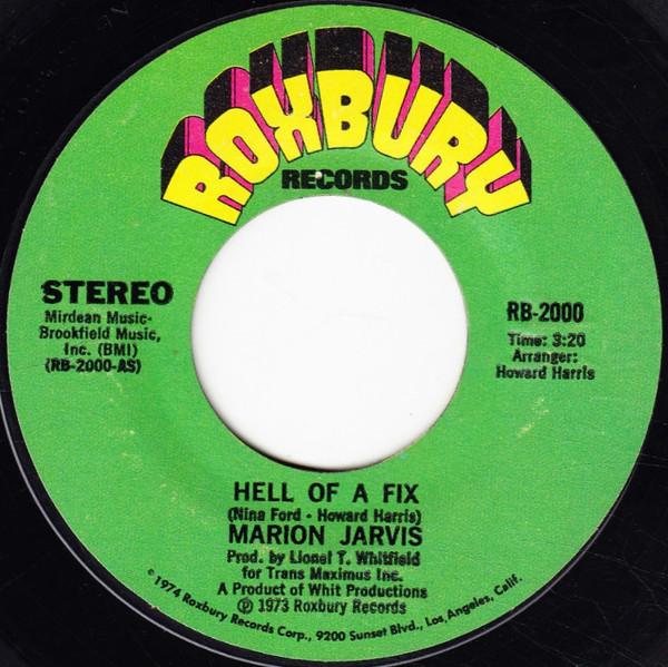 Marion Jarvis - Hell Of A Fix