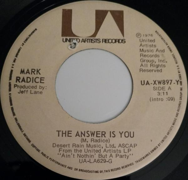 Mark Radice - The Answer Is You