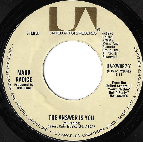 Mark Radice - The Answer Is You