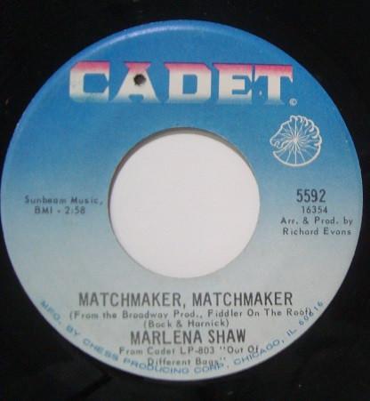 Marlena Shaw - Matchmaker Matchmaker / A Couple Of Losers