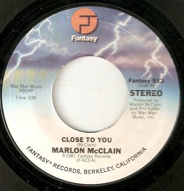 Marlon McClain - Close To You