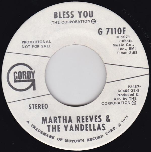 Martha Reeves & The Vandellas - Bless You