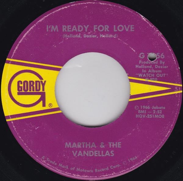 Martha Reeves & The Vandellas - I'm Ready For Love