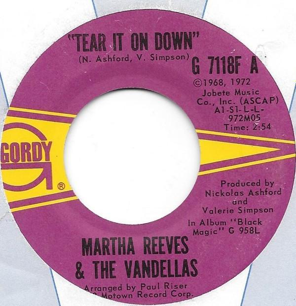 Martha Reeves & The Vandellas - Tear It On Down