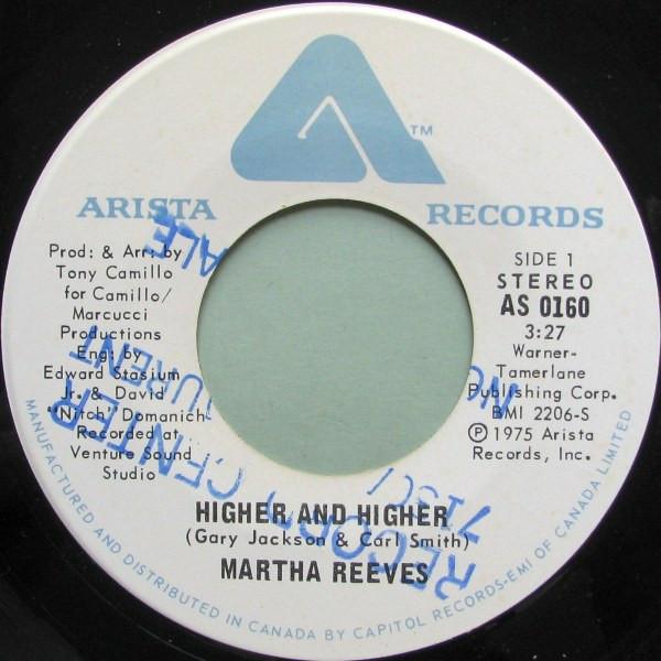 Martha Reeves - Higher And Higher / Now That We Found Love