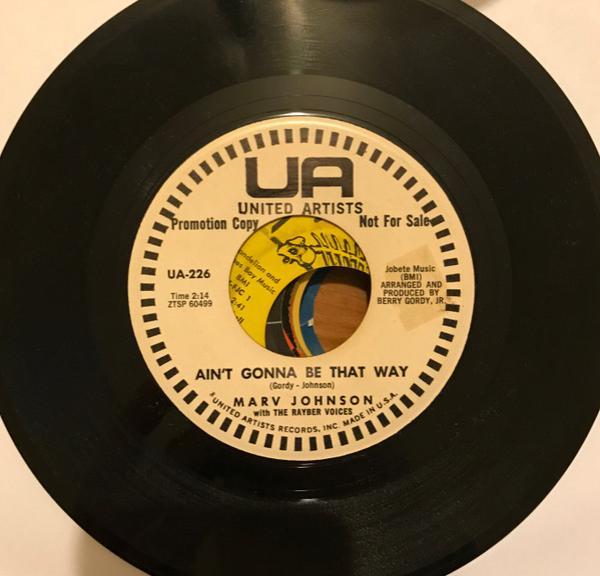 Marv Johnson, The Rayber Voices - Ain't Gonna Be That Way / All The Love I've Got