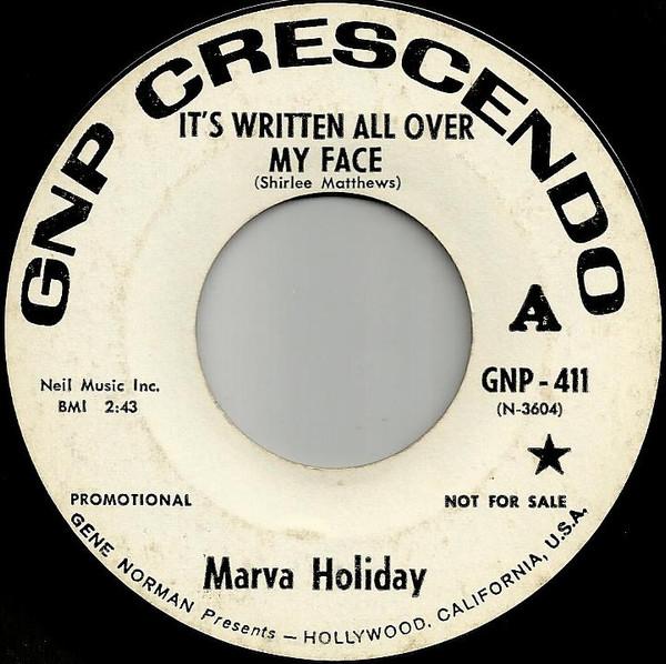 Marva Holiday - It's Written All Over My Face