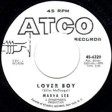 Marva Lee - Can't We Talk It Over / Lover Boy