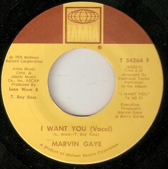 Marvin Gaye - I Want You (Vocal)