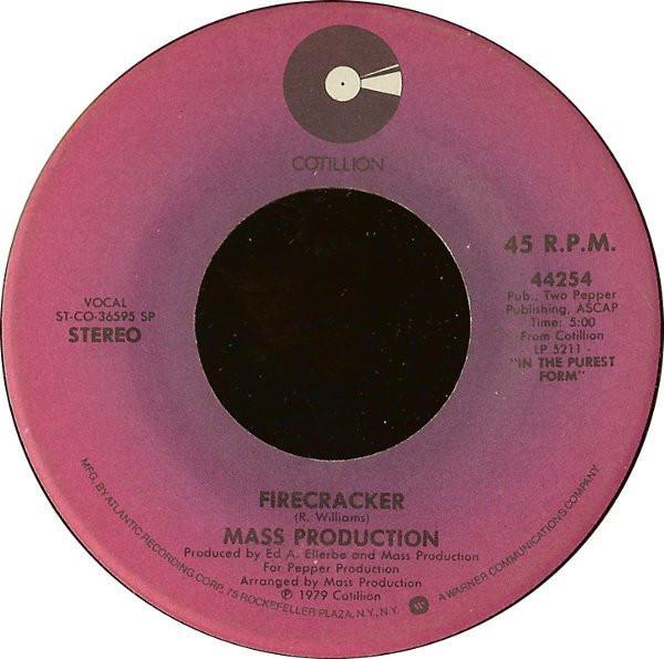 Mass Production - Firecracker / With Pleasure