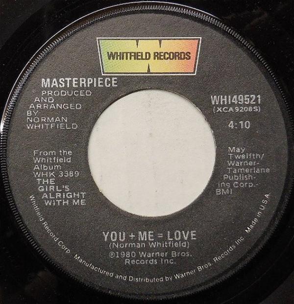 Masterpiece - You + Me = Love / Love Is What You Make It