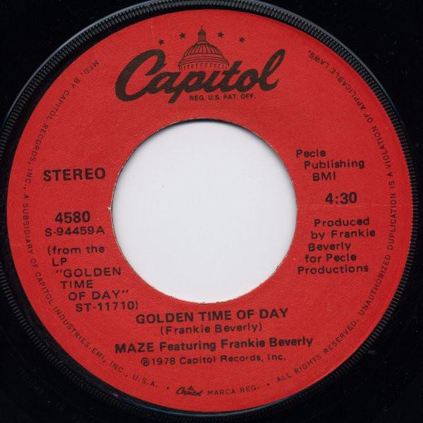 Maze Featuring Frankie Beverly - Golden Time Of Day / Travelin' Man