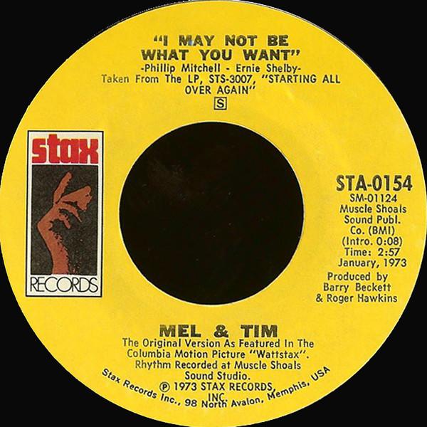 Mel & Tim - I May Not Be What You Want