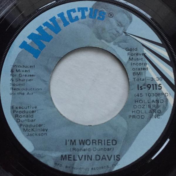 Melvin Davis (2) - I'm Worried