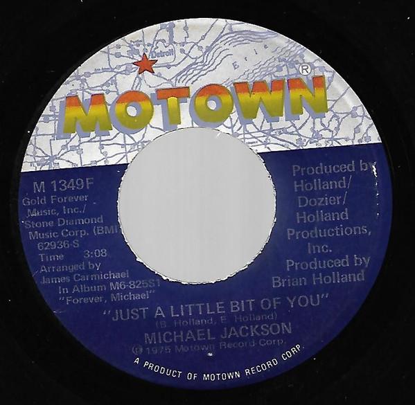 Michael Jackson - Just A Little Bit Of You / Dear Michael
